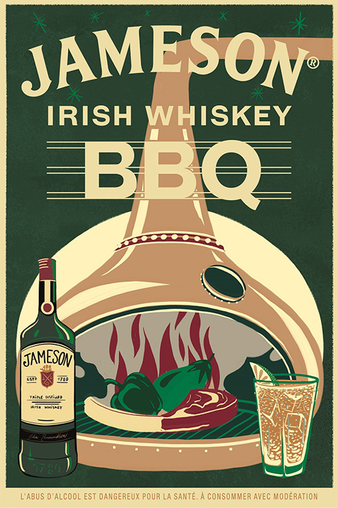 JAMESON IRISH WHISKEY BBQ